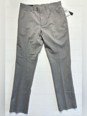 Perry Ellis Travel Luxe Slim Fit Pants Men’s 32x32 Gray Wrinkle Resistant